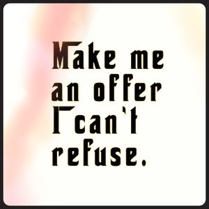 We love accepting offers